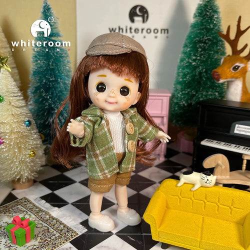 2025 Christmas BJD Doll for Girls with Customizable Eye Colors - ToylandEU