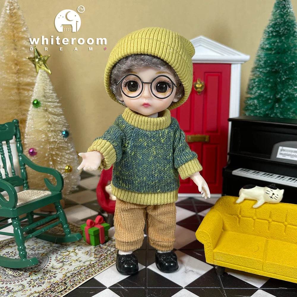 2025 Christmas BJD Doll for Girls with Customizable Eye Colors - ToylandEU