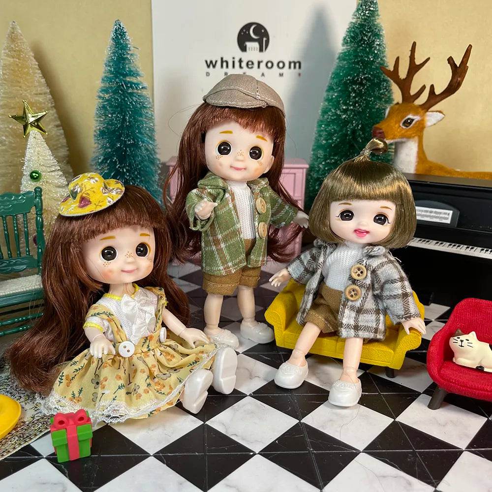 2025 Christmas BJD Doll for Girls with Customizable Eye Colors - ToylandEU