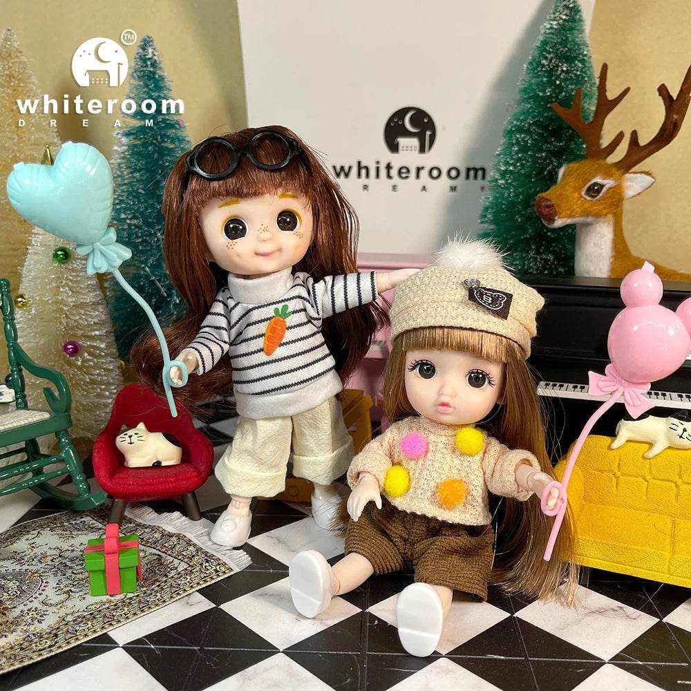 2025 Christmas BJD Doll for Girls with Customizable Eye Colors - ToylandEU