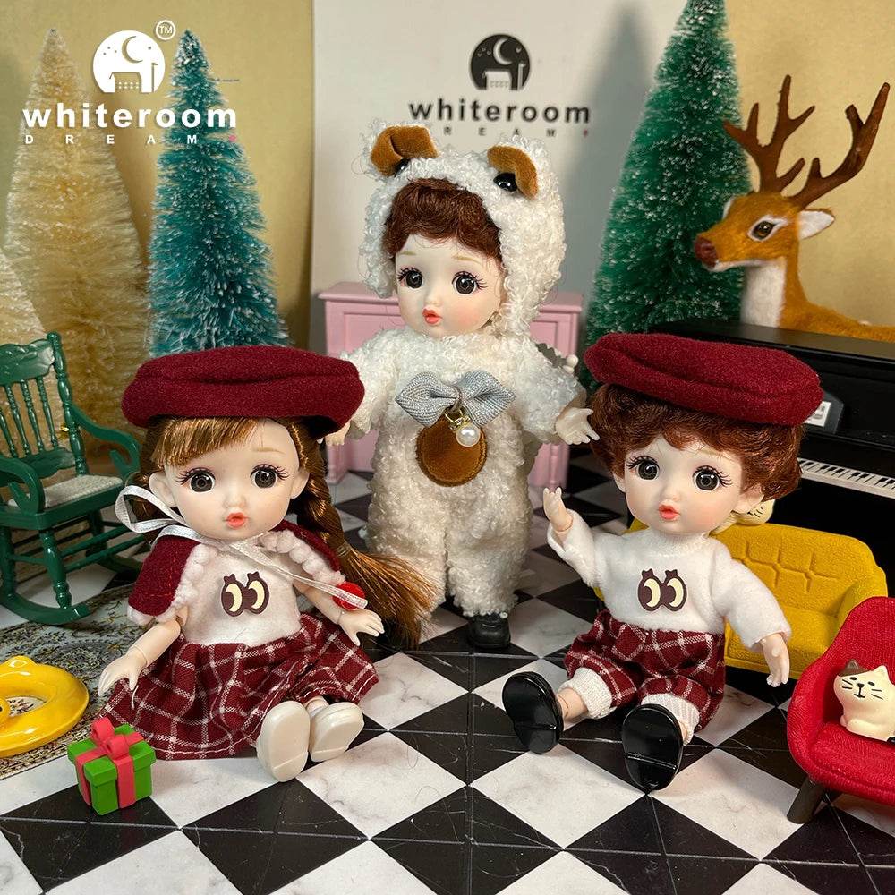 2025 Christmas BJD Doll for Girls with Customizable Eye Colors - ToylandEU