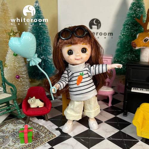 2025 Christmas BJD Doll for Girls with Customizable Eye Colors - ToylandEU