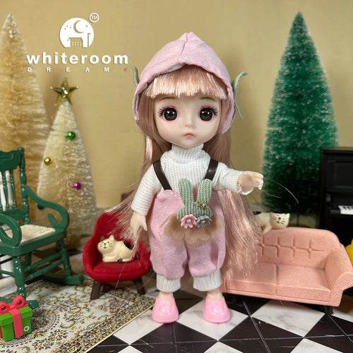 2025 Christmas BJD Doll for Girls with Customizable Eye Colors - ToylandEU
