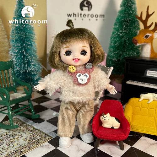 2025 Christmas BJD Doll for Girls with Customizable Eye Colors - ToylandEU