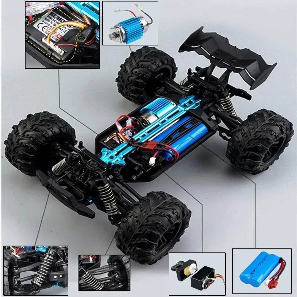 2025 High-Speed 1:16 Scale 50km/h RC Off-Road Monster Truck for Boys - 2.4G Remote Control Car - ToylandEU