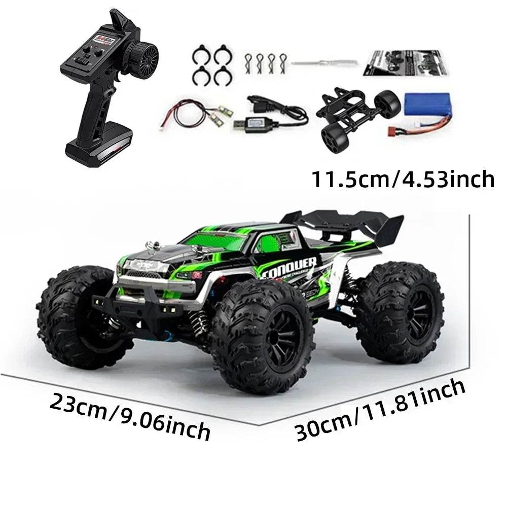 2025 High-Speed 1:16 Scale 50km/h RC Off-Road Monster Truck for Boys - 2.4G Remote Control Car - ToylandEU