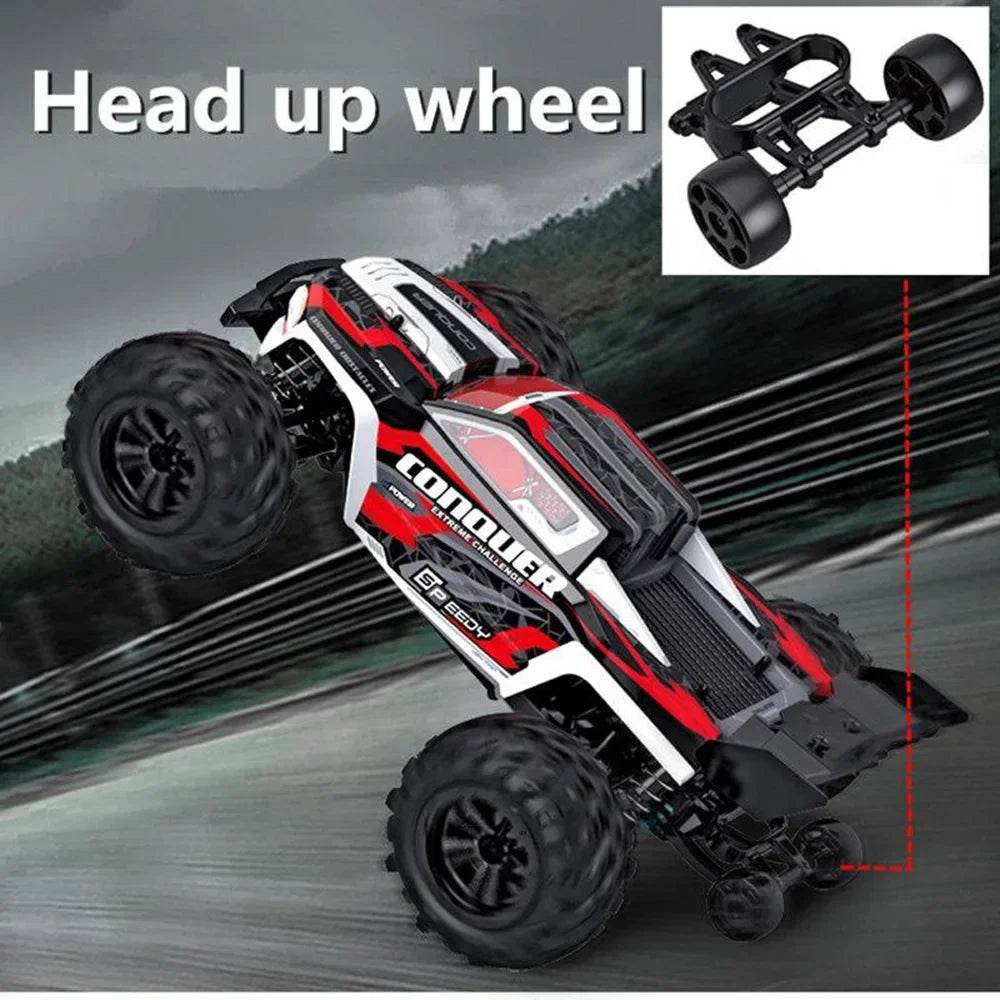 2025 High-Speed 1:16 Scale 50km/h RC Off-Road Monster Truck for Boys - 2.4G Remote Control Car - ToylandEU