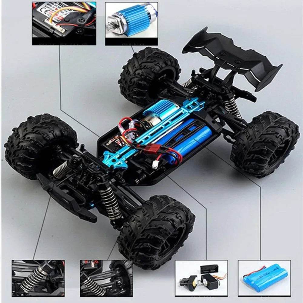 2025 High-Speed 1:16 Scale 50km/h RC Off-Road Monster Truck for Boys - 2.4G Remote Control Car - ToylandEU