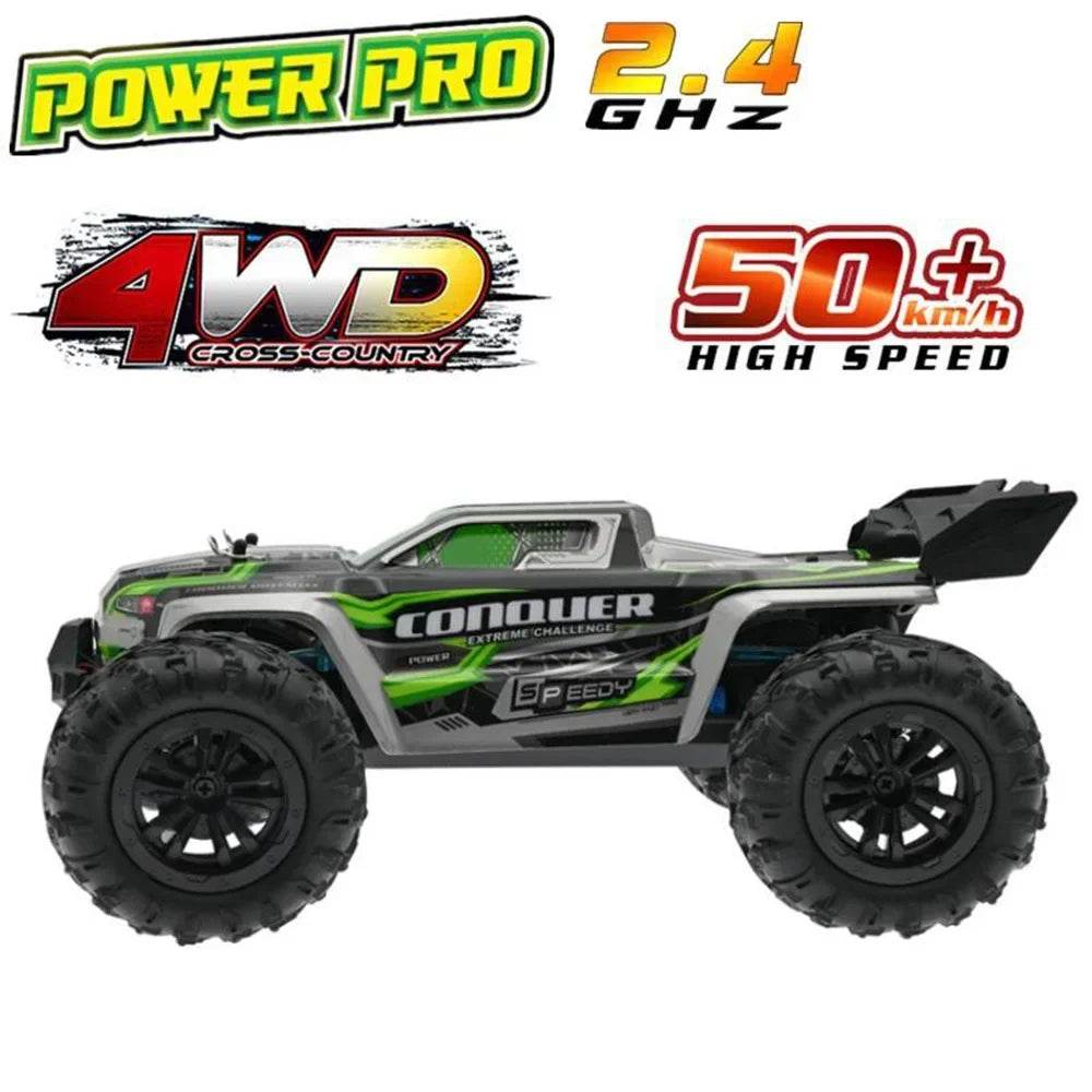 2025 High-Speed 1:16 Scale 50km/h RC Off-Road Monster Truck for Boys - 2.4G Remote Control Car - ToylandEU