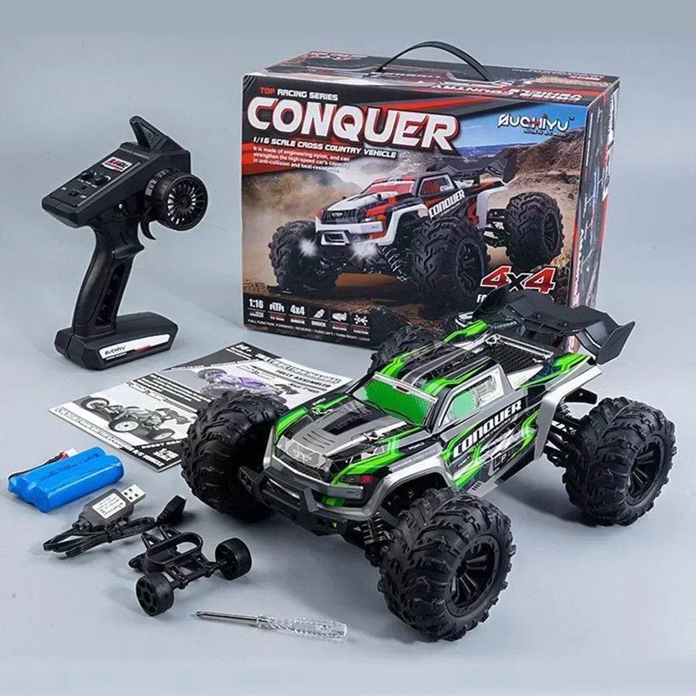 2025 High-Speed 1:16 Scale 50km/h RC Off-Road Monster Truck for Boys - 2.4G Remote Control Car - ToylandEU
