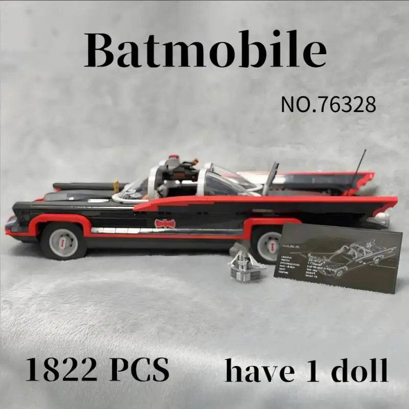 2025 NEW The Classic TV Series Bat Car 76328 Building Blocks Mobile Car Model Bricks Toys For Children Boys Christmas Gifts - ToylandEU