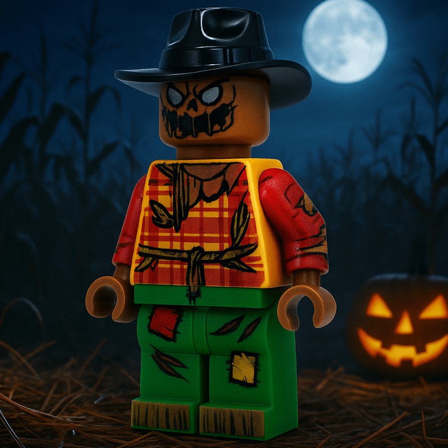 Halloween Scarecrow Custom Minifig | B3 Customs