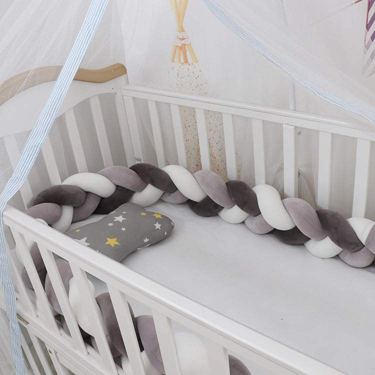 Braided Knot Crib Bumper | Anti-Collision
