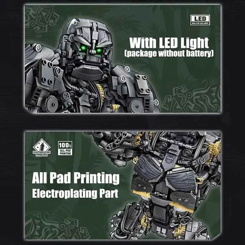 2086PCS MOC Mechanical Gorilla City Robot Model Building Blocks - ToylandEU