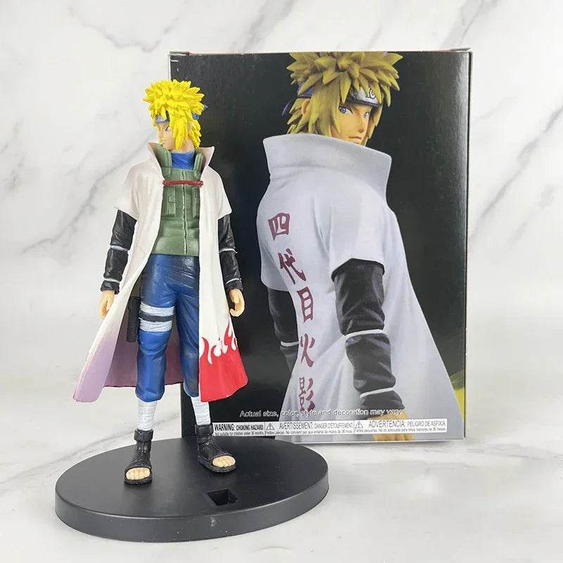20cm Bandai Naruto Anime Figure Shippuden Uchiha Sasuke Hatake Kakashi Namikaze Minato Action Figure Collection Model Toys Gifts - ToylandEU