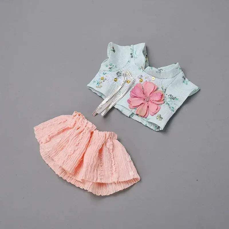 20cm Doll Princess Dress Set Cotton Outfit for Collectible Dolls - ToylandEU
