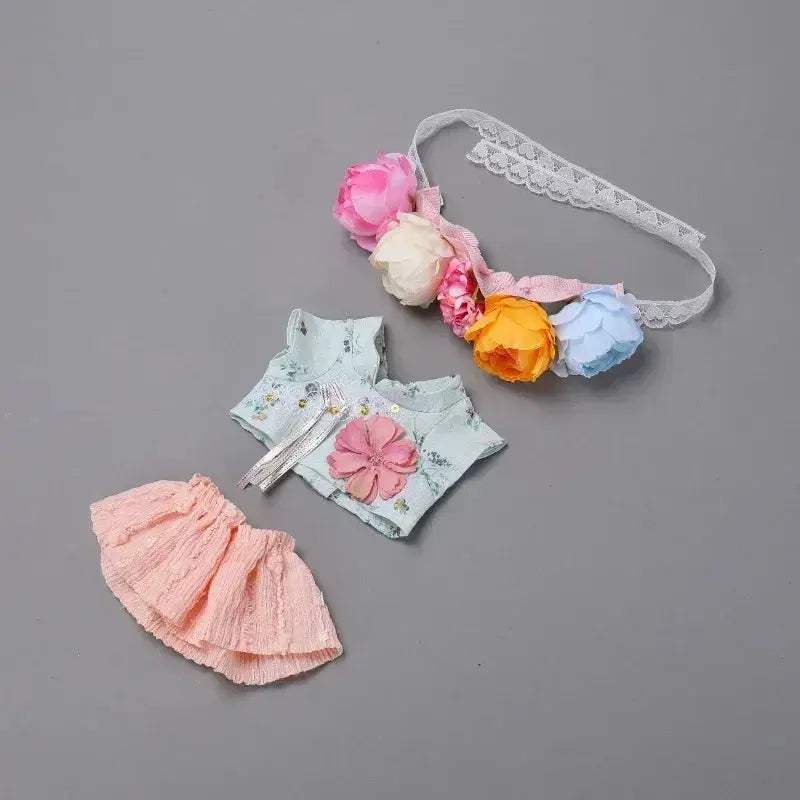 20cm Doll Princess Dress Set Cotton Outfit for Dolls -  ToylandEU™