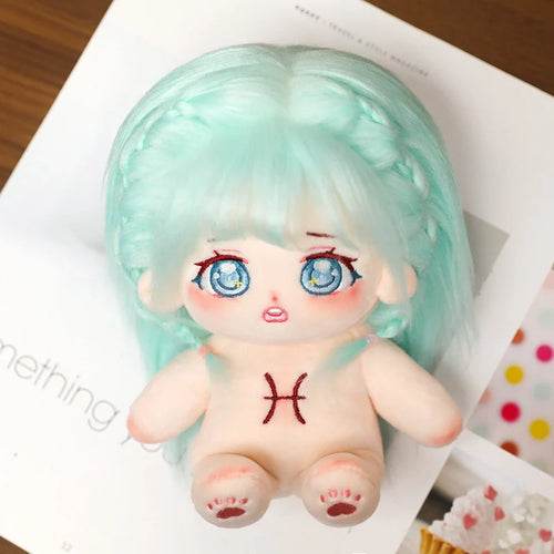 20cm Kawaii Plush Star Doll with Interchangeable Zodiac Outfits - ToylandEU
