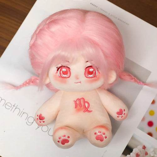 20cm Kawaii Plush Star Doll with Interchangeable Zodiac Outfits - ToylandEU