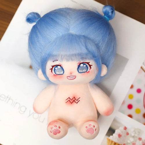 20cm Kawaii Plush Star Doll with Interchangeable Zodiac Outfits - ToylandEU