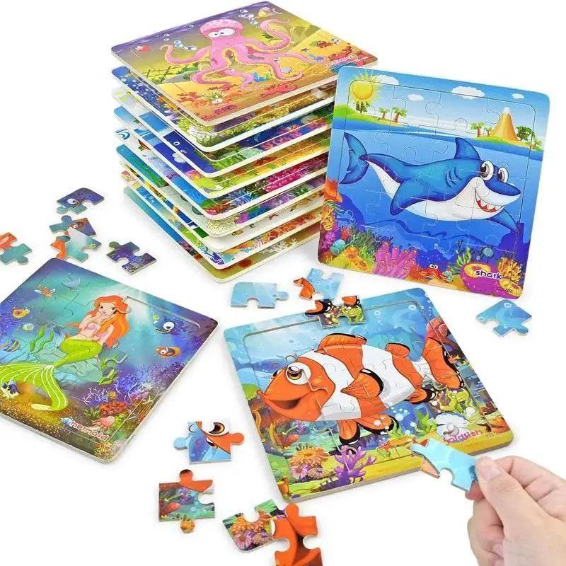  20pcs Cartoon Puzzle Animal Pattern Educational Toys for Kids -  ToylandEU™