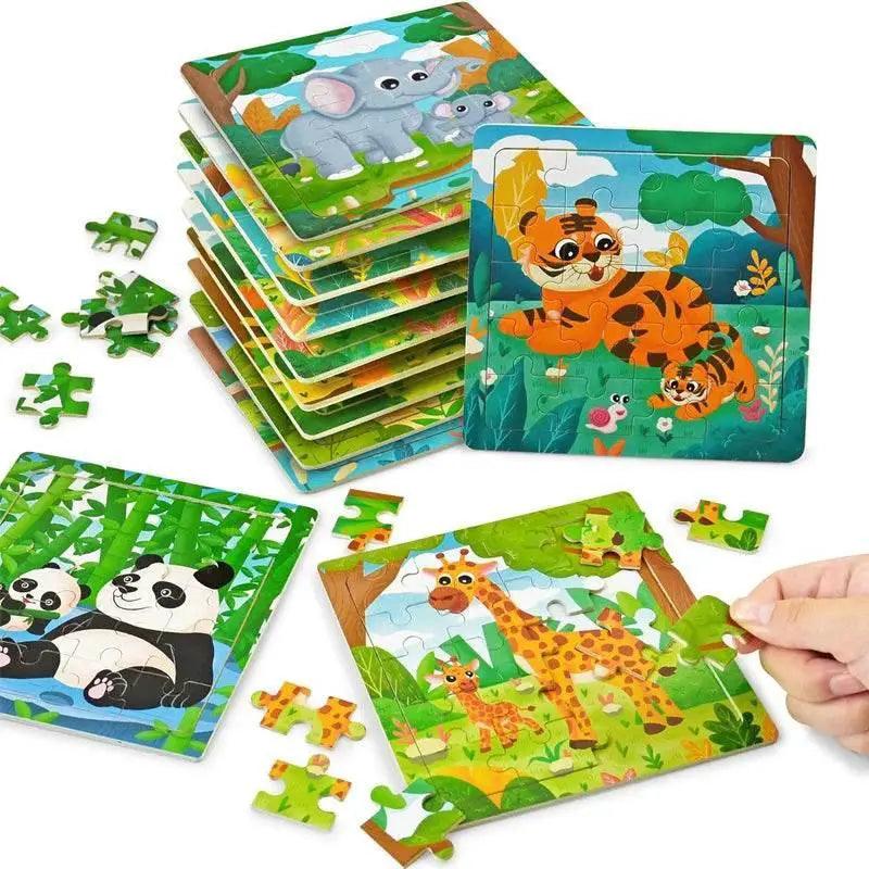  20pcs Cartoon Puzzle Animal Pattern Educational Toys for Kids -  ToylandEU™