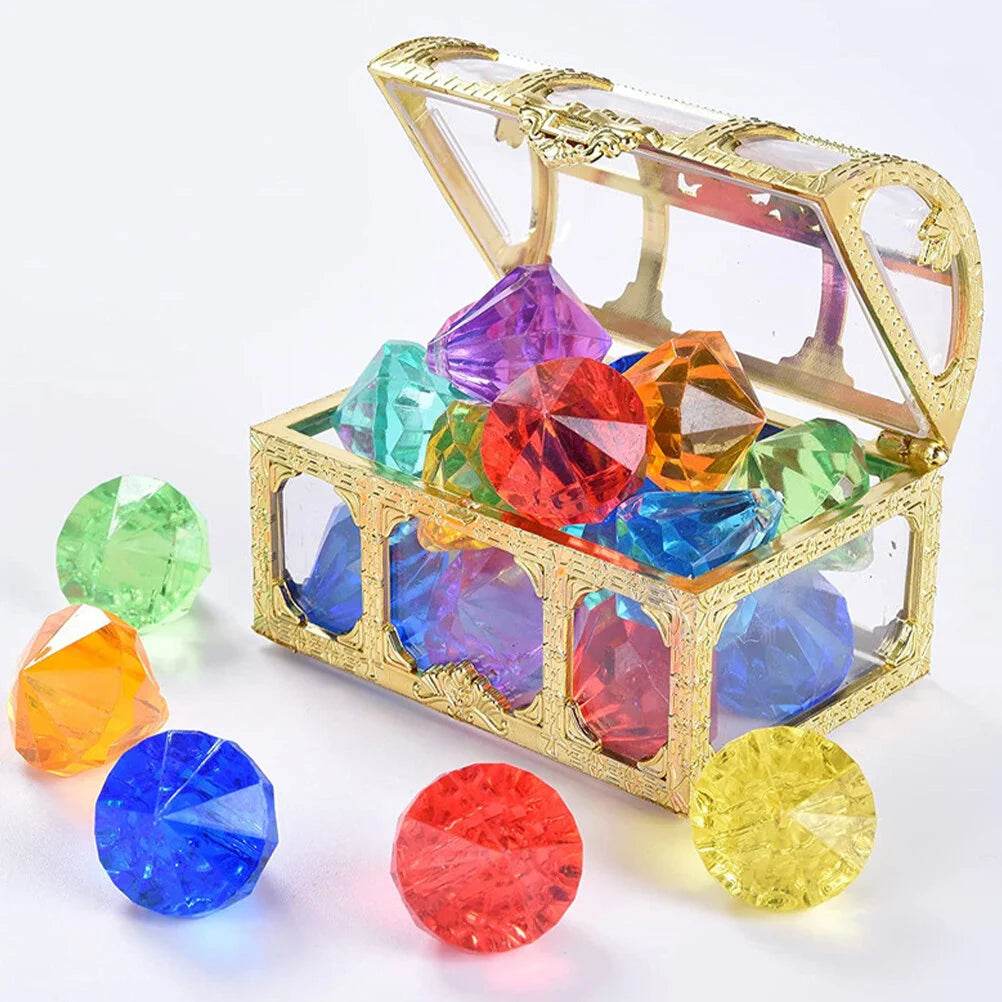 20pcs Underwater Toy Simulated Diamond Plaything Pool Diving Gemstone Toy - ToylandEU