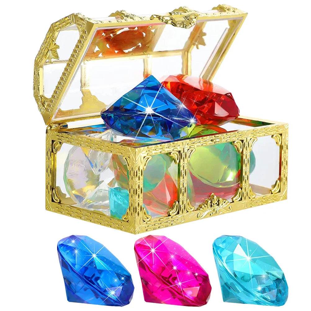 20pcs Underwater Toy Simulated Diamond Plaything Pool Diving Gemstone Toy - ToylandEU