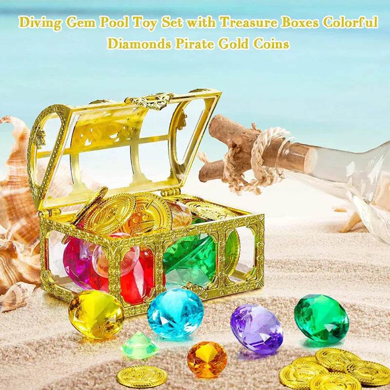 20pcs Underwater Toy Simulated Diamond Plaything Pool Diving Gemstone Toy - ToylandEU