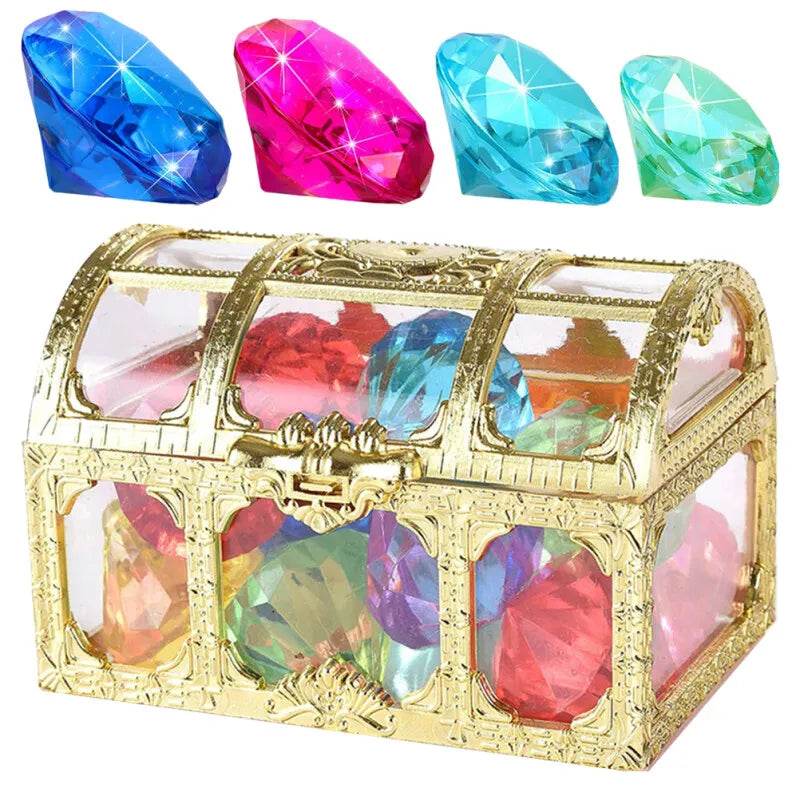 20pcs Underwater Toy Simulated Diamond Plaything Pool Diving Gemstone Toy - ToylandEU