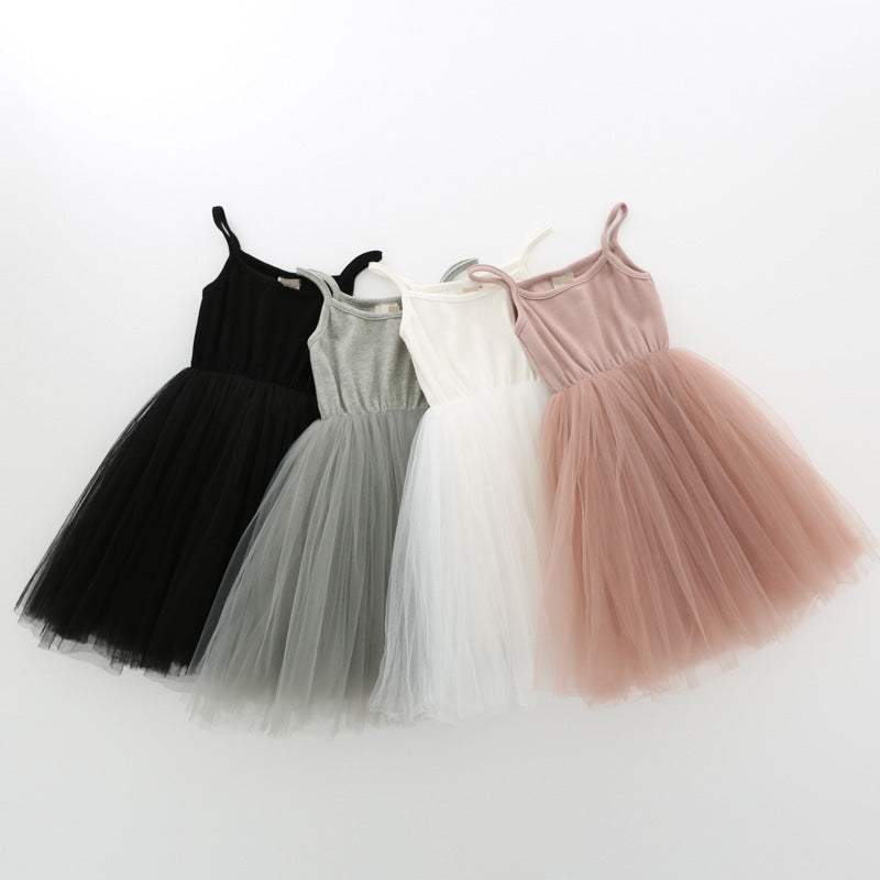 Girls Suspender Dress | 100% Cotton | Pleated Skirt | 80-120cm