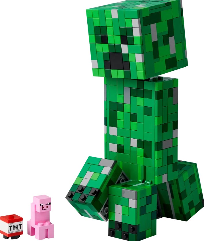 LEGO® Minecraft Creeper Building Set | 665 Pieces | Posable Figure | Ages 10+