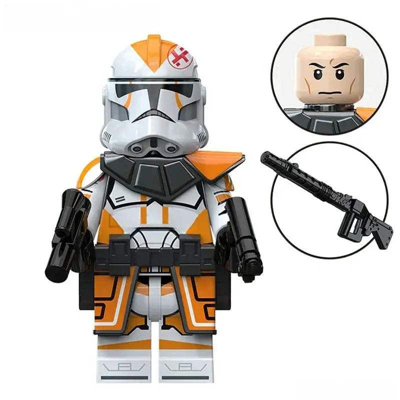 212th Battalion Clone Medic trooper Star Wars Lego Minifigures Custom Toys - Minifigure Toys