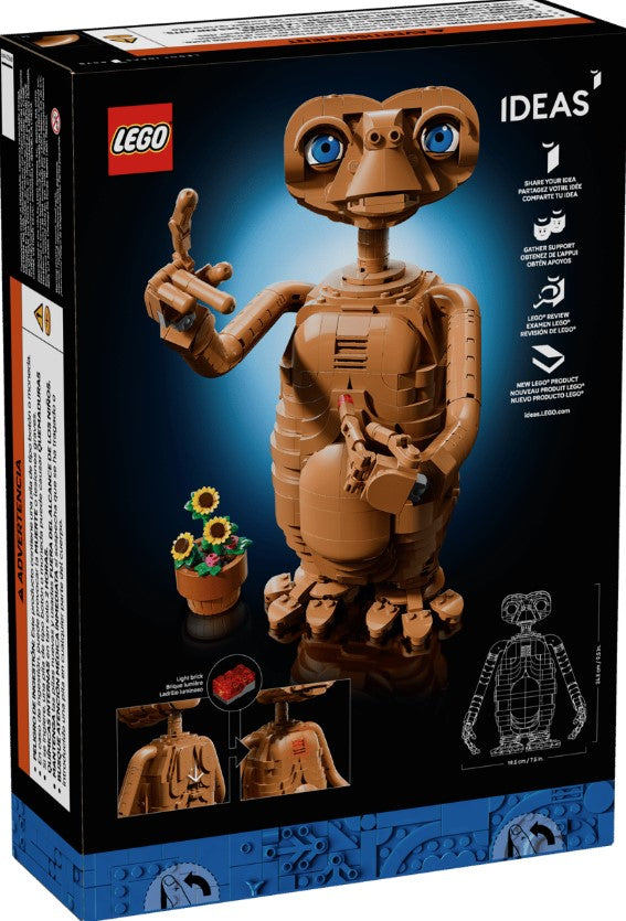LEGO® Ideas E.T. The Extra-Terrestrial Building Set | 1,226 Pieces | Ages 18+