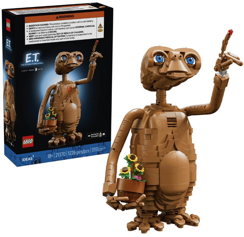 LEGO® Ideas E.T. The Extra-Terrestrial Building Set | 1,226 Pieces | Ages 18+