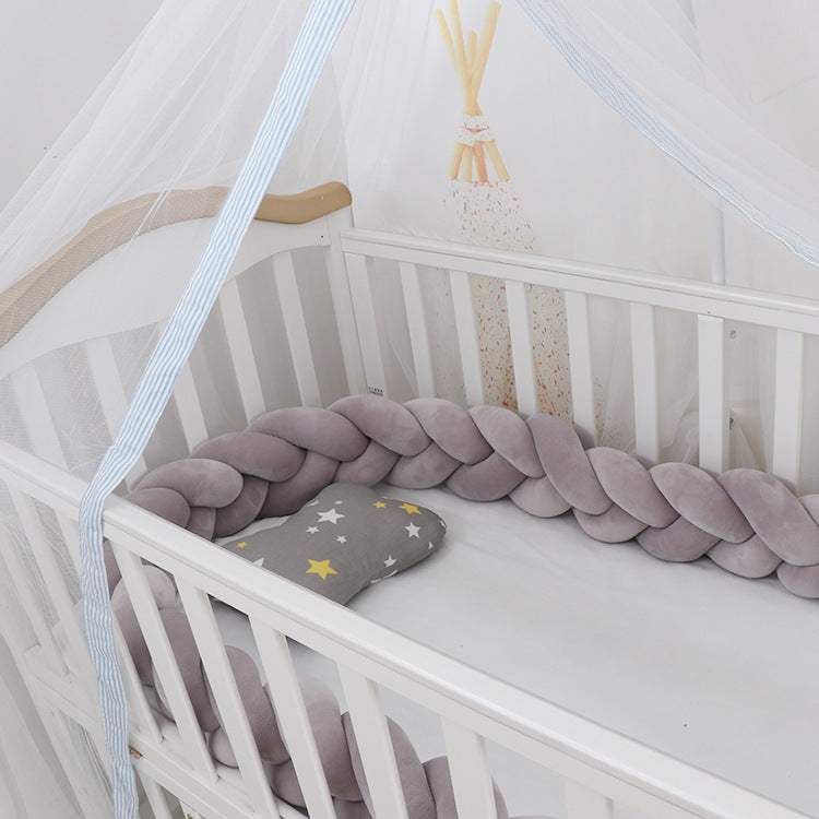 Braided Knot Crib Bumper | Anti-Collision