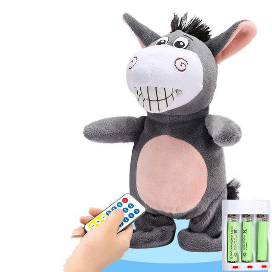 Electronic Robot Donkey Plush | Walks, Sings, Speaks