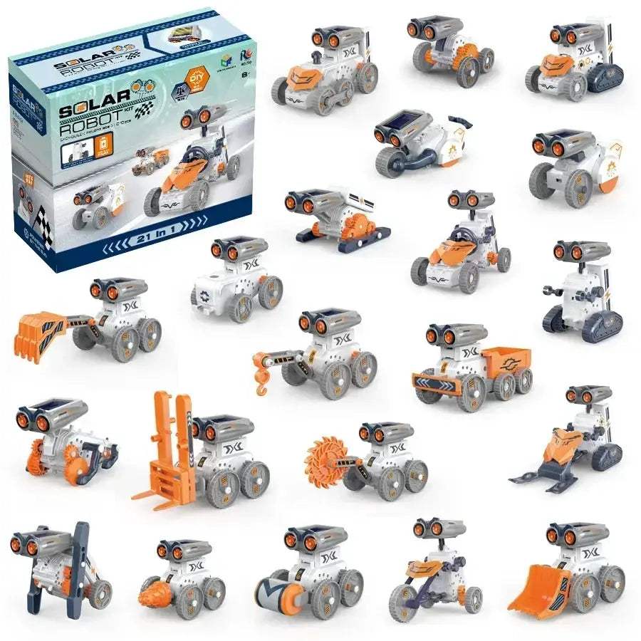 21In1 Solar Robot Kit For Kids Hands-On STEM Education Toy - ToylandEU