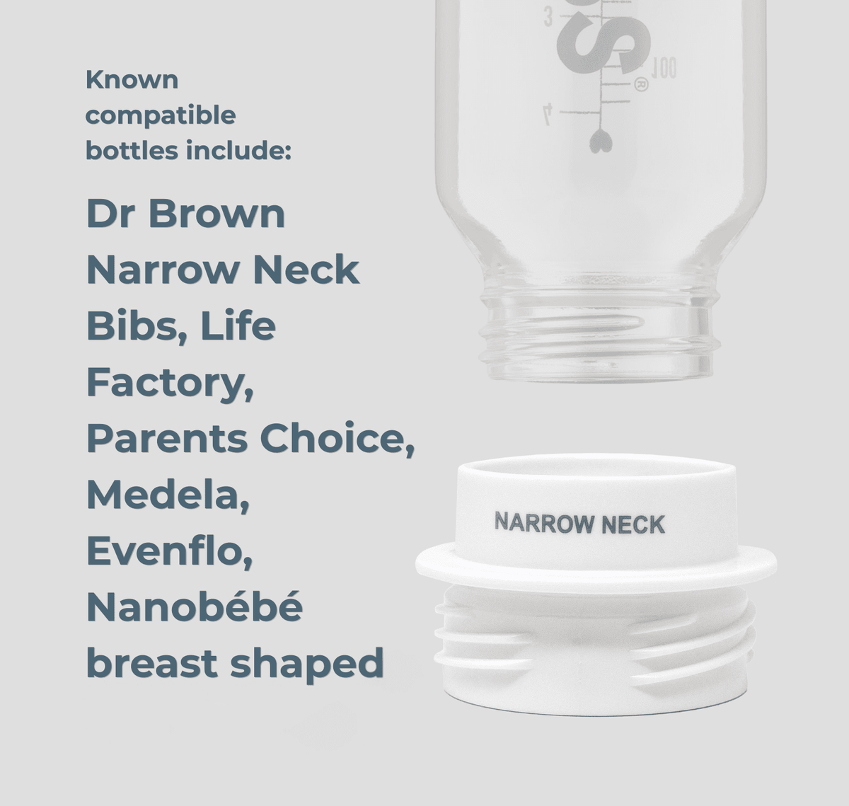 Bottle Adapter | Nanobébé Compatible | Fits Baby's Brew Warmer