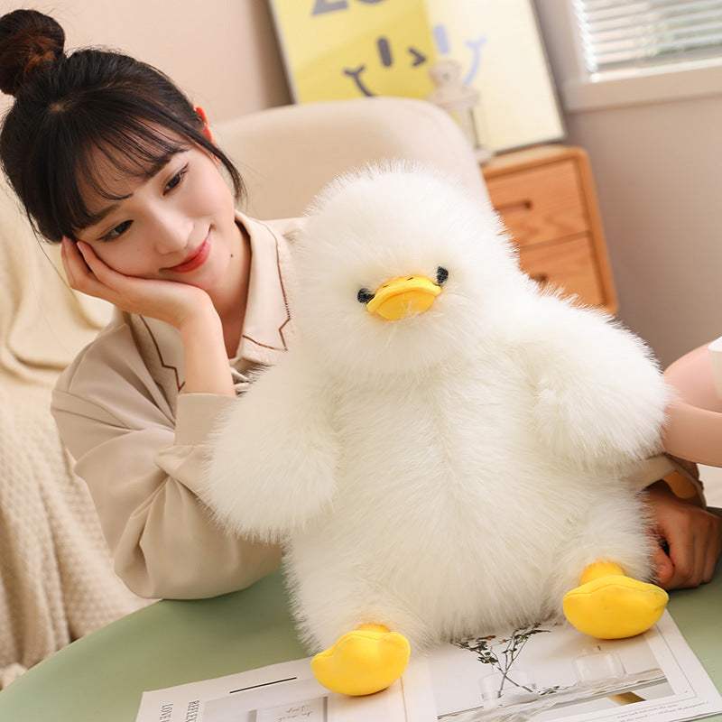 Fluffy Big Duck Plush Doll | 45-95 cm