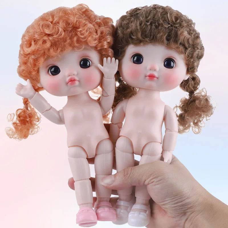 21cm Cute BJD Doll Toys Vinyl Movable Jointed Kawaii Dolls - ToylandEU