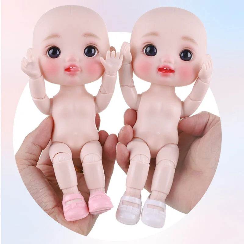 21cm Cute BJD Doll Toys Vinyl Movable Jointed Kawaii Dolls - ToylandEU
