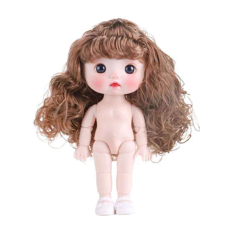 21cm Cute BJD Doll Toys Vinyl Movable Jointed Kawaii Dolls - ToylandEU