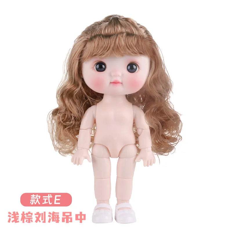 21cm Cute BJD Doll Toys Vinyl Movable Jointed Kawaii Dolls - ToylandEU