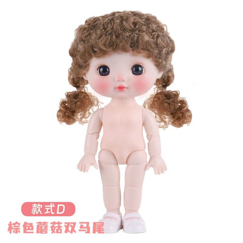 21cm Cute BJD Doll Toys Vinyl Movable Jointed Kawaii Dolls - ToylandEU