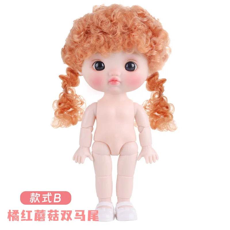 21cm Cute BJD Doll Toys Vinyl Movable Jointed Kawaii Dolls - ToylandEU