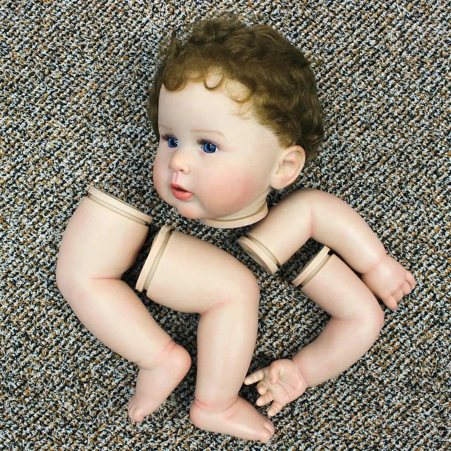  22 Inch Reborn Doll Kit Unassembled Rooted Hair -  ToylandEU™