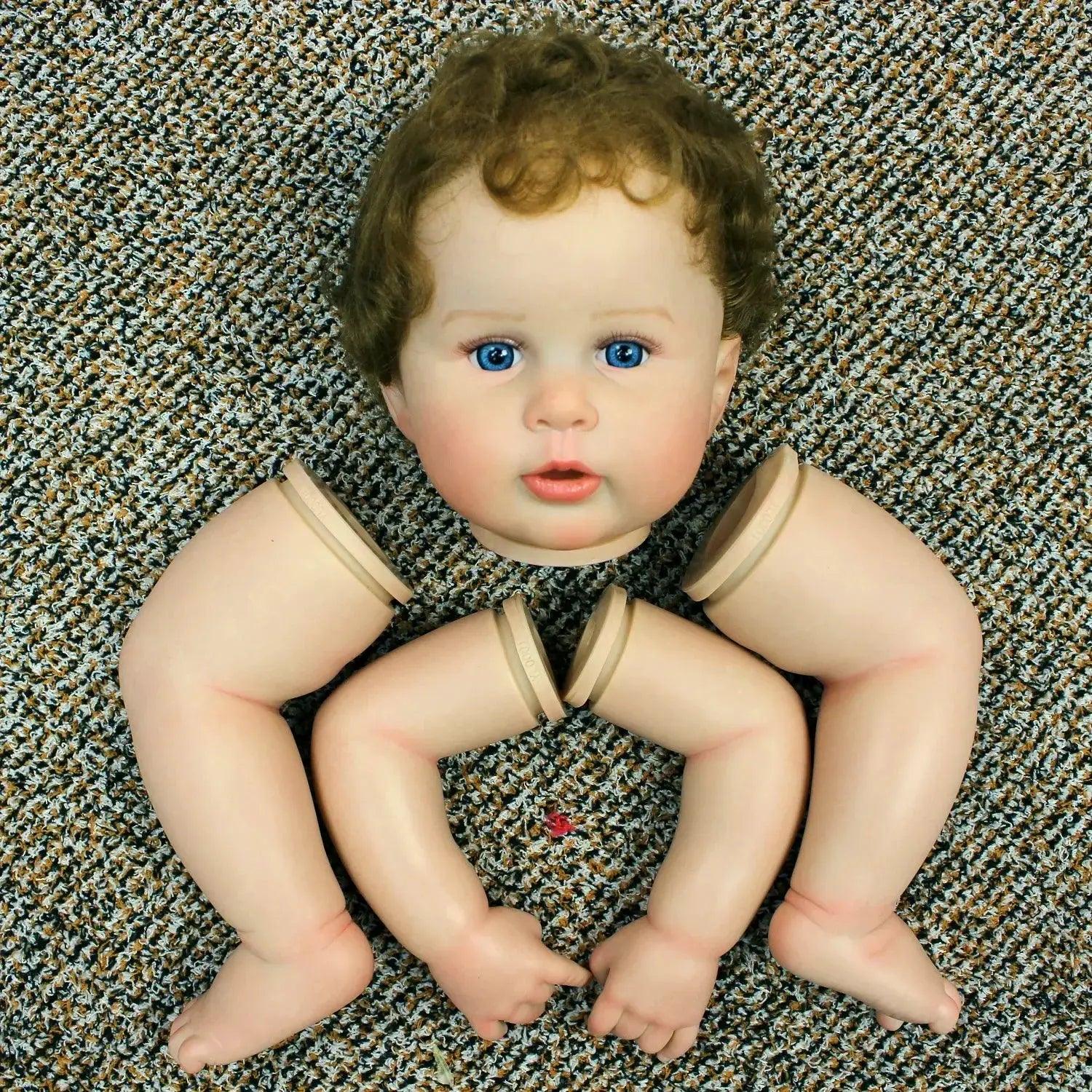  22 Inch Reborn Doll Kit Unassembled Rooted Hair -  ToylandEU™