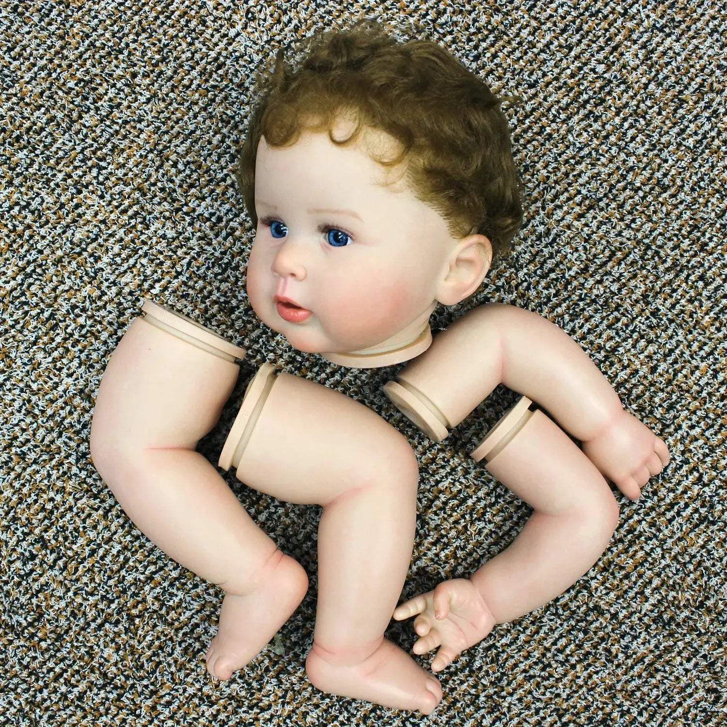  22 Inch Reborn Doll Kit Unassembled Rooted Hair -  ToylandEU™