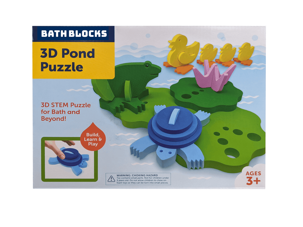 Pond Pals 3D Floating Puzzle And Playset | Bath Toy